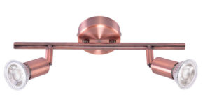 SE 140-C2 (x3) Saba Packet Copper adjustable spotlight | Homelighting | 77-8844