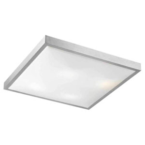 Πλαφονιέρα οροφής τετράφωτη ακρυλική σε τετράγωνο σχήμα και χρώμα άσπρο | Aca | DL461L
