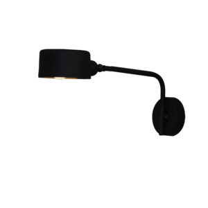 HL-3535-1 ROY BLACK WALL LAMP | Homelighting | 77-3863