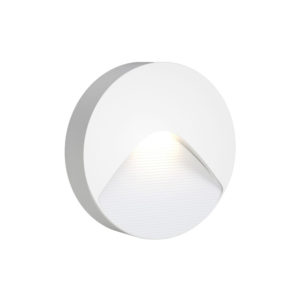 it-Lighting Horseshoe LED 2W 3CCT Outdoor Wall Lamp White D12.8cmx3cm | InLight | 80201920