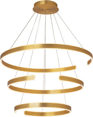 Κρεμαστό Φωτιστικό Οροφής LED Φ100 3000K Χρυσό | Zambelis Lights | 2014