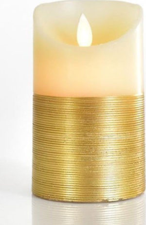 Χριστουγεννιάτικο LED διακοσμητικό σε σχήμα κεριού με εφέ αναμμένης φλόγας | Eurolamp | 147-15099