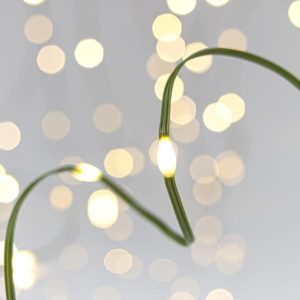 Χριστουγεννιάτικα Λαμπάκια Σειρά Με Πλακέ Καλώδιο 200 mini LED Θερμό Λευκό IP44 | Eurolamp | 600-11755