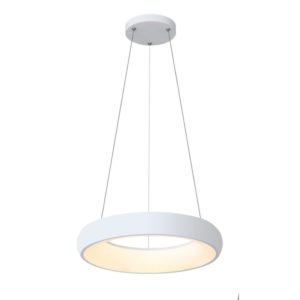Κρεμαστό Φωτιστικό LED 54W 3CCT 40cm Λευκό | InLight | 42023-B-White