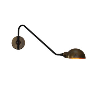 HL-3548-1 S MASON OLD BRONZE AND BLACK WALL LAMP | Homelighting | 77-3940