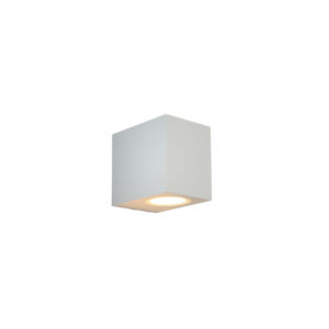 it-Lighting Norman 1xGU10 Outdoor Up or Down Wall Lamp White D8cmx7cm | InLight | 80200424