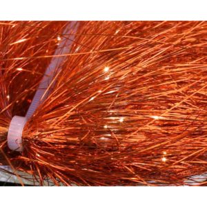 Συνθετικές ίνες Saltwater Angel Hair copper red Sybai