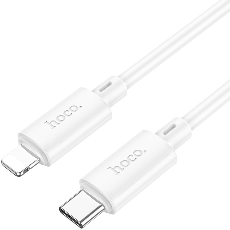 Καλώδιο σύνδεσης Hoco X88 USB-C σε Lightning για Γρήγορη Φόρτιση και Μεταφορά Δεδομένων PD20W 1m Λευκό.