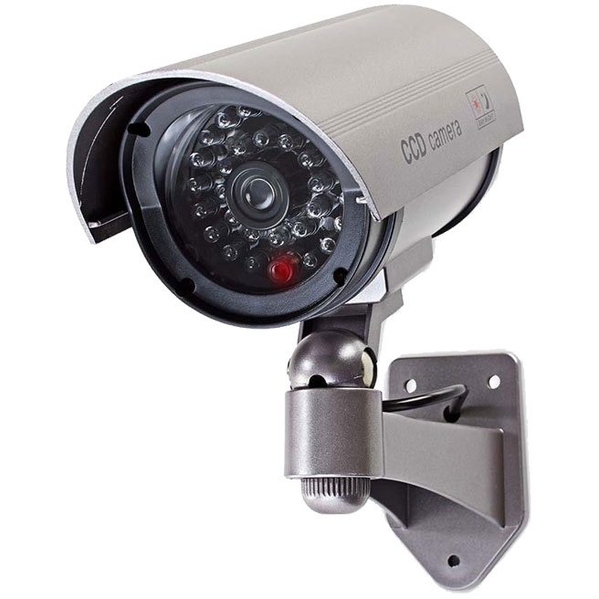 NEDIS DUMCB40GY Dummy Security Camera, Bullet, IP44, Grey NEDIS.