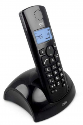 Osio OSD-8610 Μαύρο (Ελληνικό Μενού) Ασύρματο τηλέφωνο με ανοιχτή ακρόαση.( 3 άτοκες δόσεις.)