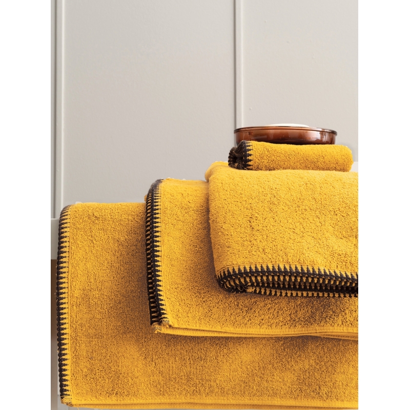 Πετσέτα Χεριών Towels Collection 30x50 BROOKLYN YELLOW Κίτρινο.
