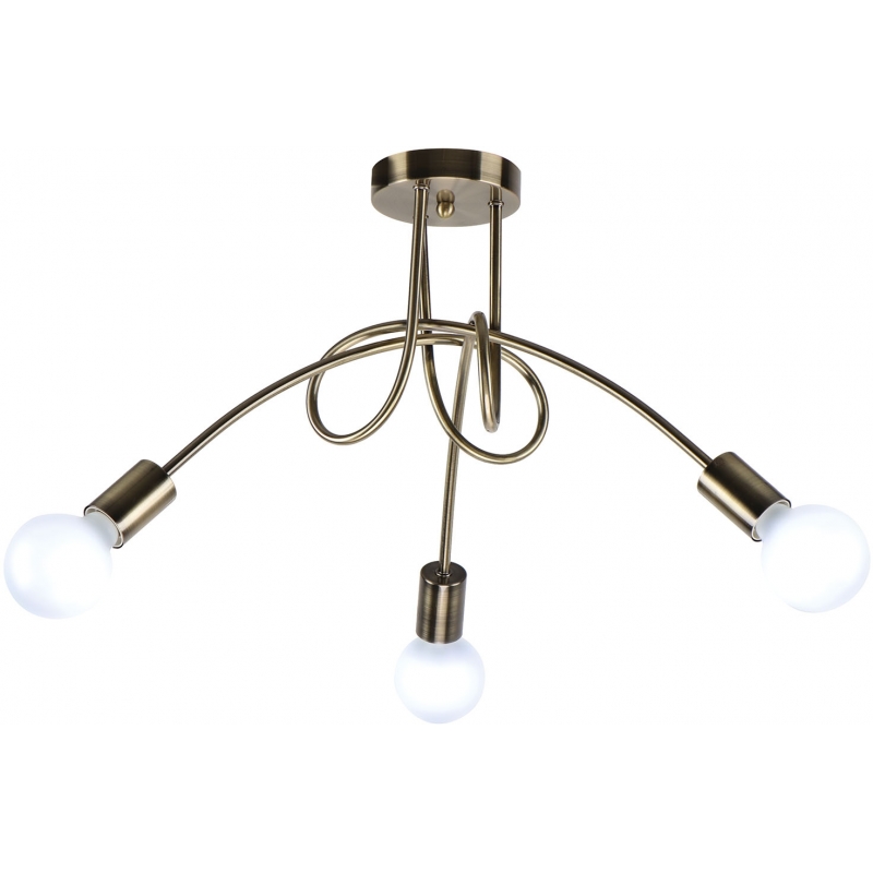 Home Lighting KQ 2627/3 QUIRKY ANTIQUE BRONZE CEILING LAMP 77-8089( 3 άτοκες δόσεις.)