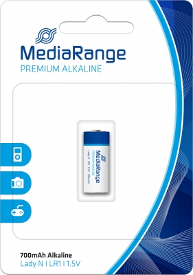 Αλκαλική Μπαταρία MediaRange Premium N 1.5V (LR1) (MRBAT116).