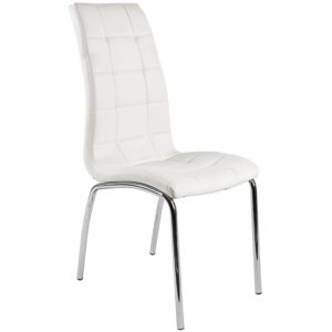 Καρέκλα Varossi Amelia Λευκό 300-062( 3 άτοκες δόσεις.)