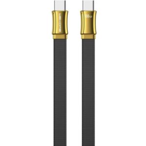 Charging Cable 100W WK TYPE-C/TYPE-C Black 1,2m WDC-148