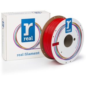 REAL PETG 3D Printer Filament - Red – spool of 1Kg - 2.85mm (REFPETGSRED1000MM300).