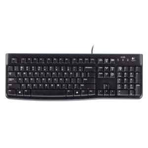 Logitech K120 Keyboard GR (Black, Wired) (LOGK120).