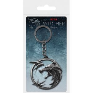 Pyramid The Witcher (Wolf, Swallow, and Star) 3D Keychain (MK39255).