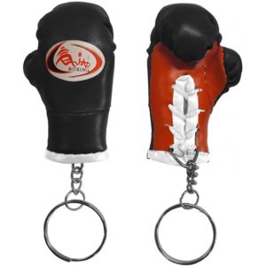 Key-ring Mini Boxing Gloves RAJA Leather Lace Raja Logo