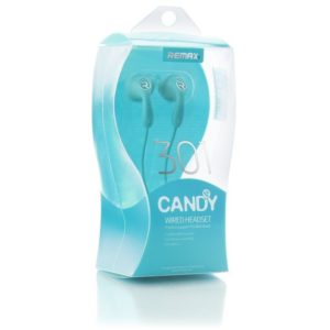 Ακουστικά με Μικρόφωνο Candy REMAX Μπλε DM-301BL