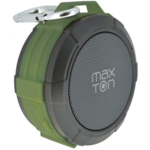 Φορητό Ηχείο Εξωτερικού Χώρου Bluetooth Maxton Telica MX51 3W IP5 Πράσινο με Ενσωματωμένο Μικρόφωνο Audio-in MicroSD.