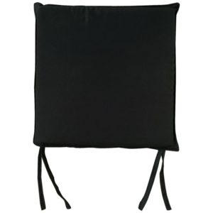 SALSA Μαξιλάρι καρέκλας (2cm) Μαύρο 43x44x3cm Ε241,Μ1.