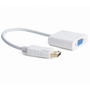 CABLEXPERT DISPLAYPORT TO VGA ADAPTER CABLE WHITE A-DPM-VGAF-02-W