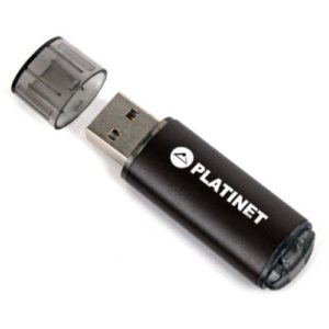 PLATINET USB 2.0 X-DEPO Flash Disk 16GB μαύρο PMFE16B .