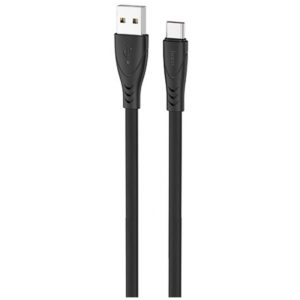 Καλώδιο σύνδεσης Hoco X42 USB σε USB-C 2.4A Fast Charging με Ανθεκτική Σιλικόνη Μαύρο 1m.