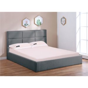 MAX Κρεβάτι Διπλό με Χώρο Αποθήκευσης, για Στρώμα 160x200cm, Ύφασμα Ανθρακί 176x217x104cm Ε8111,1.( 3 άτοκες δόσεις.)