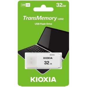 KIOXIA USB 2.0 FLASH STICK 32GB HAYABUSA WHITE U202 LU202W032GG4