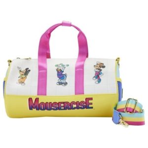 Loungefly Disney Mickey Mouse - Mousercise Duffle Bag (WDTB2548).( 3 άτοκες δόσεις.)