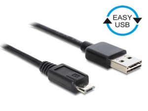 POWERTECH καλώδιο USB σε USB Micro CAB-U063, Easy USB, 3m, μαύρο CAB-U063.