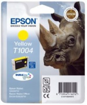 Epson Μελάνι Inkjet T1004 Yellow (C13T10044010) (EPST100440).