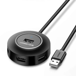Hub USB 2.0 UGREEN CR106 Black 20277 CR106/20277