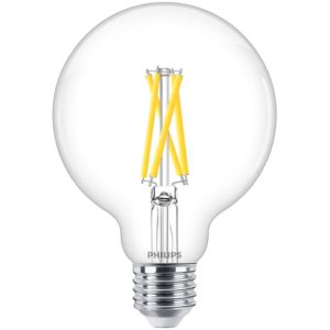 Philips E27 LED WarmGlow Filament Globe G95 Bulb 5.9W (60W) (LPH02541) (PHILPH02541).