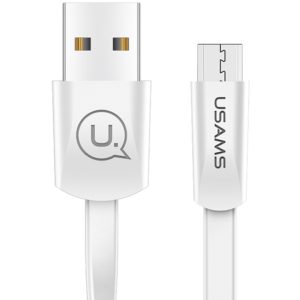 USAMS Καλώδιο USB σε Micro USB US-SJ201, 1.2m, λευκό SJ201MIC02.