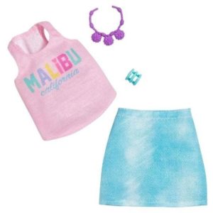 Mattel Barbie Fashion Pack: Skirt With Malibu T-Shirt (HBV35).