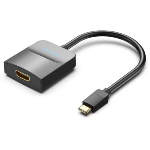 VENTION Type-C to HDMI Adapter 0.15M Black ABS Type (TDCBB).