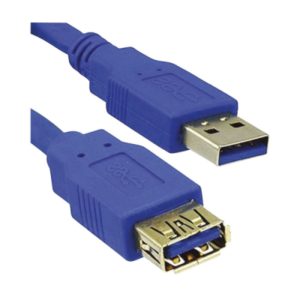 Καλώδιο MediaRange USB 3.0 Extension AM/AF 3.0M Blue (MRCS145).