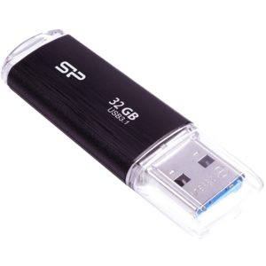 SILICON POWER USB Flash Drive Blaze B02, 32GB, USB 3.2 Gen 1, Black SP032GBUF3B02V1K.