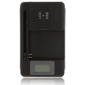 POWERTECH Φορτιστής Μπαταρίας smartphones SS-8, LCD Οθόνη, USB, Black SS-8.