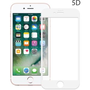 POWERTECH Tempered Glass 5D Full Glue για iPhone 6 Plus, White TGC-0264.