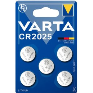 VARTA μπαταρία λιθίου CR2025, 3V, 5τμχ VCR2025-5.