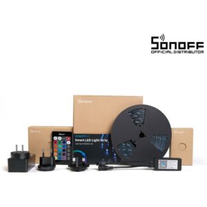 GloboStar 80024 SONOFF L1-5M-EU-GR-R2 - Wi-Fi Smart RGB LED Light Strip SET 5M Waterproof IP65.( 3 άτοκες δόσεις.)