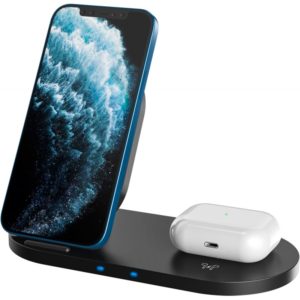 Canyon WS-202 Wireless Charger WS-202 10W 2in1 Black. WCS-202.