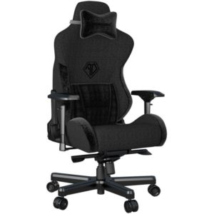 ANDA SEAT Gaming Chair T-PRO II Black FABRIC with Alcantara Stripes AD12XLLA-01-B-F.( 3 άτοκες δόσεις.)