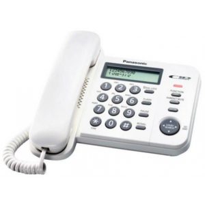 Σταθερό Ψηφιακό Τηλέφωνο Panasonic KX-TS580EX2W Λευκό με Ανοιχτή Συνομιλία.( 3 άτοκες δόσεις.)