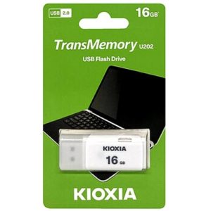 KIOXIA USB 2.0 FLASH STICK 16GB HAYABUSA WHITE U202 LU202W016GG4