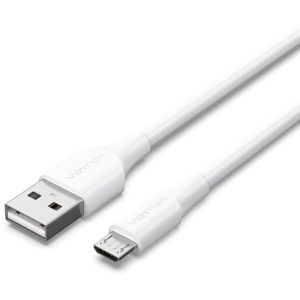 VENTION USB 2.0 A Male to Micro B Male 2A Cable 1M White (CTIWF).